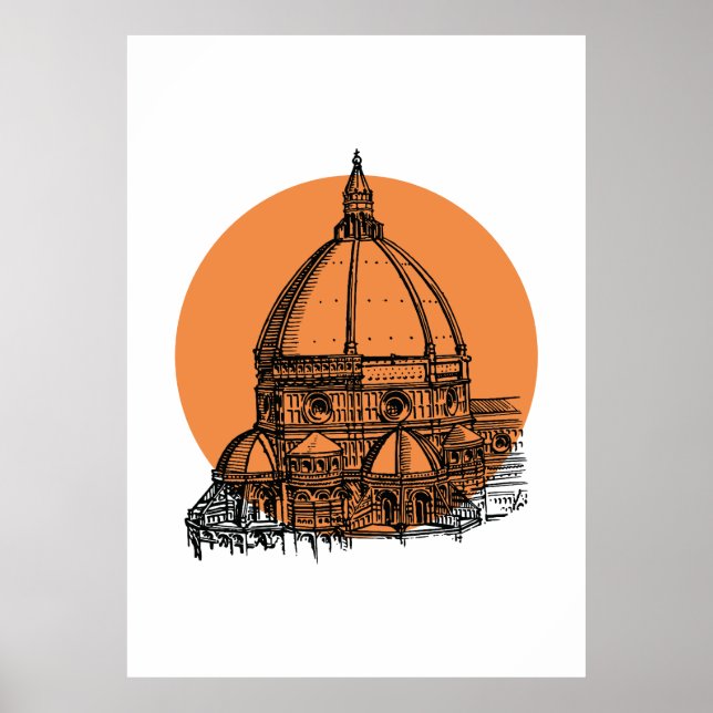 Florence Cathedral Poster (Vorne)