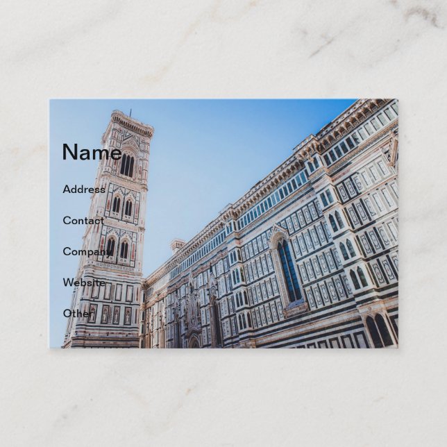 Florence Cathedral Visitenkarte (Vorderseite)
