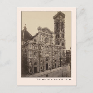 Florence Church Facciata di S Maria Del Fiore Postkarte