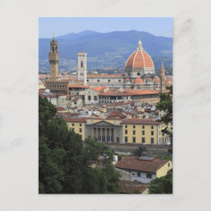 Florence Cityscape Postkarte