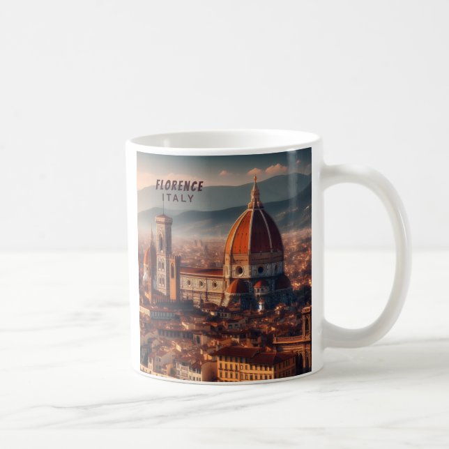 Florence Duomo Santa Maria del Fiore Italien Kaffeetasse (Rechts)