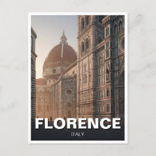 Florence Italy Duomo Travel Postkarte