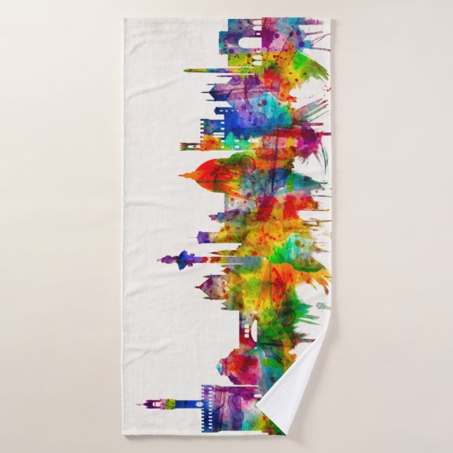 Florence Italy Skyline Badehandtuch (Badehandtuch)
