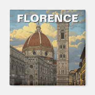 Florence Italy Skyline Travel Magnet