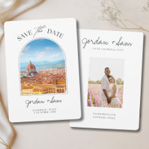 Florence Italy Wedding Save the Date