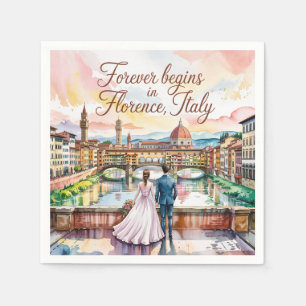 Florence Italy Wedding Serviette