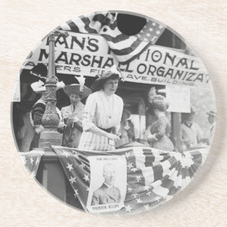 Florence Jaffray Hurst Daisy Harriman Suffragette Getränkeuntersetzer