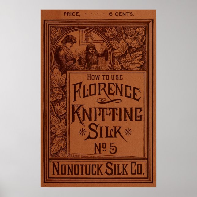 Florence Knitting Seidendecke Poster (Vorne)