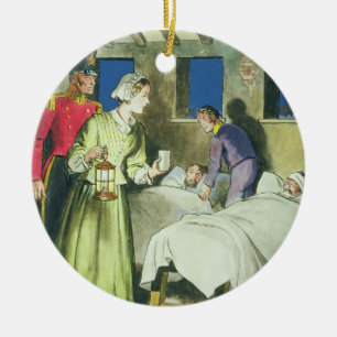 Florence Nightingale (1820-1910) 'von den Blicken Keramik Ornament