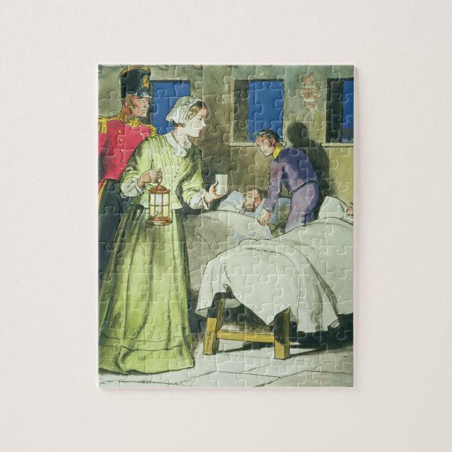 Florence Nightingale (1820-1910) 'von den Blicken Puzzle (Vertikal)