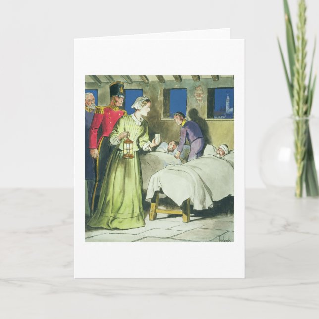 Florence Nightingale (1820-1910) von "Peeps into Karte (Vorderseite)