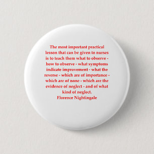 Florence Nightingale Button