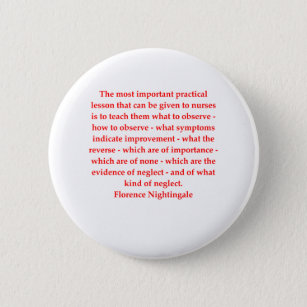 Florence Nightingale Button