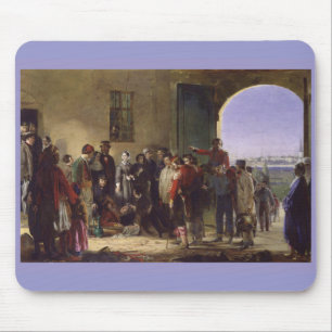 Florence Nightingale, die das verletzte Scutari Mousepad