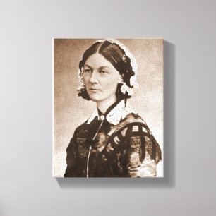 Florence Nightingale-Krankenschwester Leinwanddruck