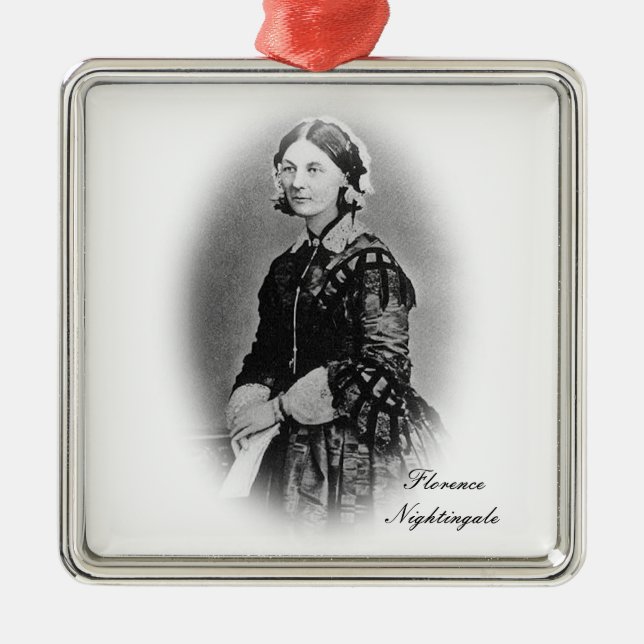 Florence Nightingale-Nursing Graduate+personalisie Ornament Aus Metall (Vorne)