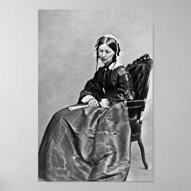 Florence Nightingale Portrait - 1854 Poster (Vorne)