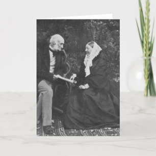 Florence Nightingale und Sir Harry Verney Karte