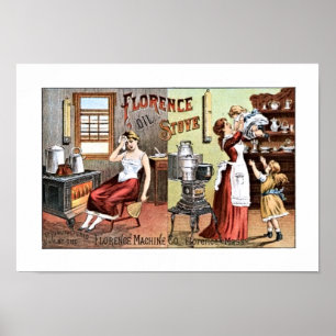 Florence Oil Stove Poster