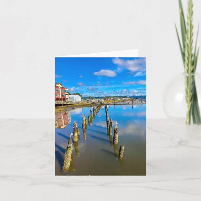 Florence Oregon Reflective Waters Karte (Vorderseite)