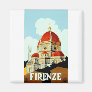 Florence Reiseplakat Magnet