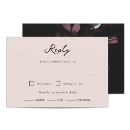 Florence Wedding RSVP Card Karte