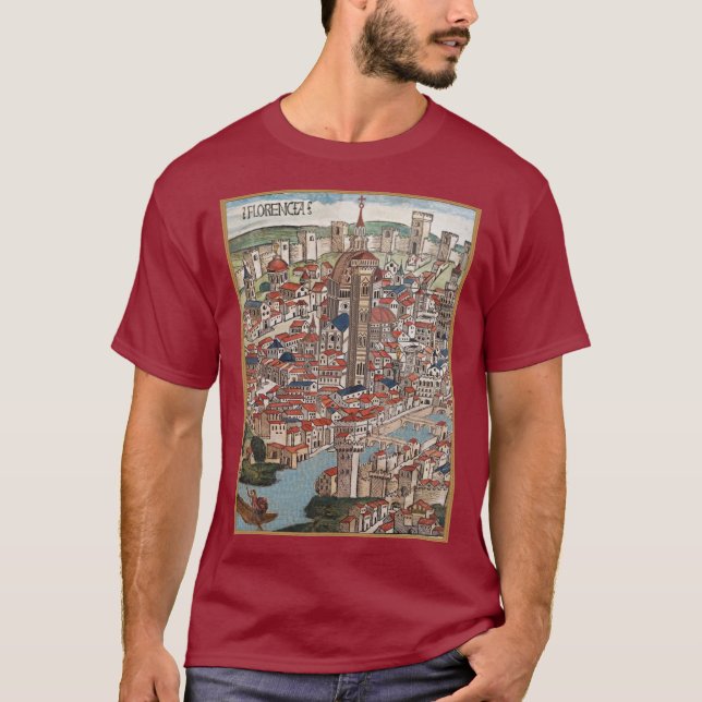 Florencia 1493 Italien Männer T Shirt (Vorderseite)