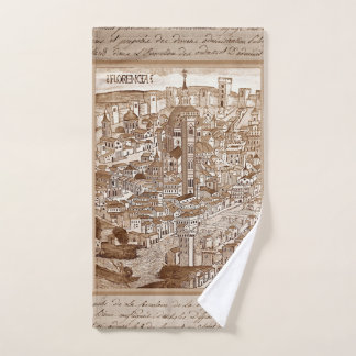 Florencia Sepia 1493 Handtuch