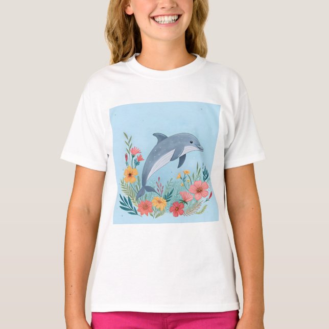 Florener Delfin T-Shirt (Vorderseite)