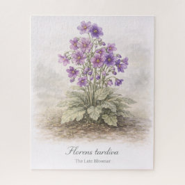 Florens tardiva Die Spätblüherin Botanisch Puzzle