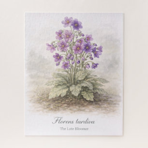Florens tardiva Die Spätblüherin Botanisch Puzzle