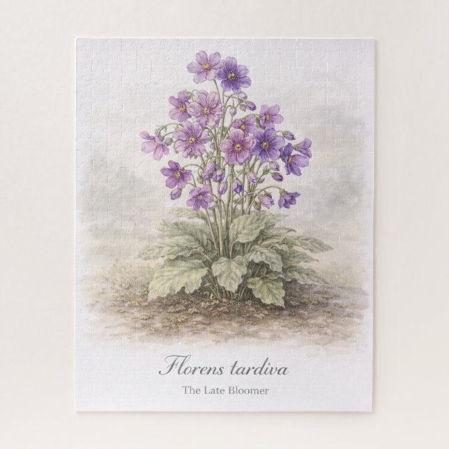 Florens tardiva The Late Bloomer Botanical Puzzle (Vertikal)