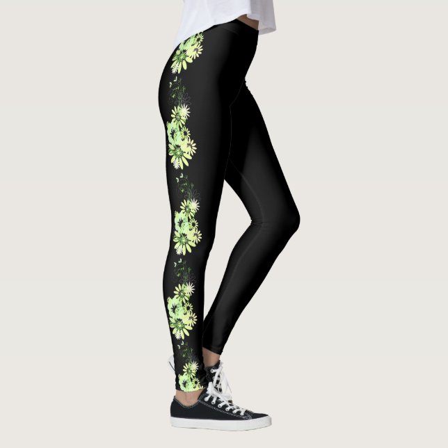 Florenschwarze Leggings (Rechts)