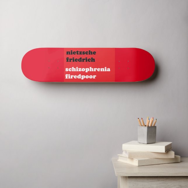 FLORENT SKATEBOARD (Wandkunst (Horz))