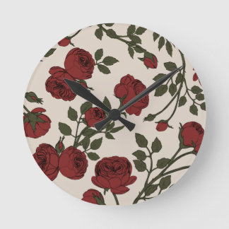 Florentina-Rose Runde Wanduhr