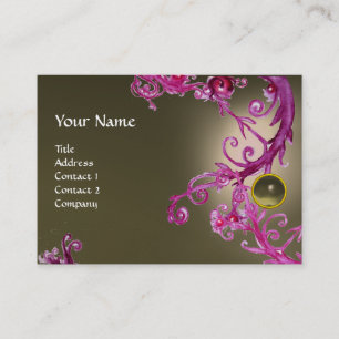 FLORENTINE BAROQUE MONOGRAM GEM grau agieren Visitenkarte