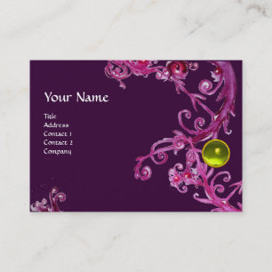 FLORENTINE BAROQUE MONOGRAMM GEM gelb Visitenkarte