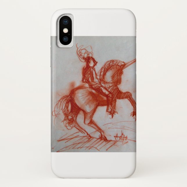 FLORENTINE KNIGHT AUF HORSEBACK Case-Mate iPhone HÜLLE (Rückseite)