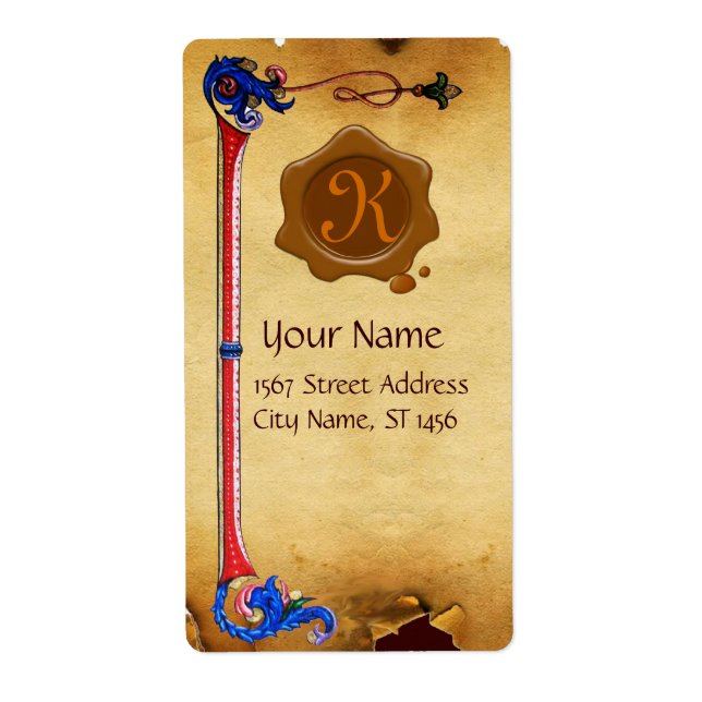 FLORENTINE PARCHMENT BROWWAX SIEGEL MONOGRAM (Vorne)