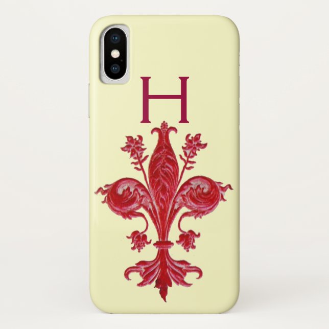 FLORENTINE RED LILY LILIE Case-Mate iPhone HÜLLE (Rückseite)