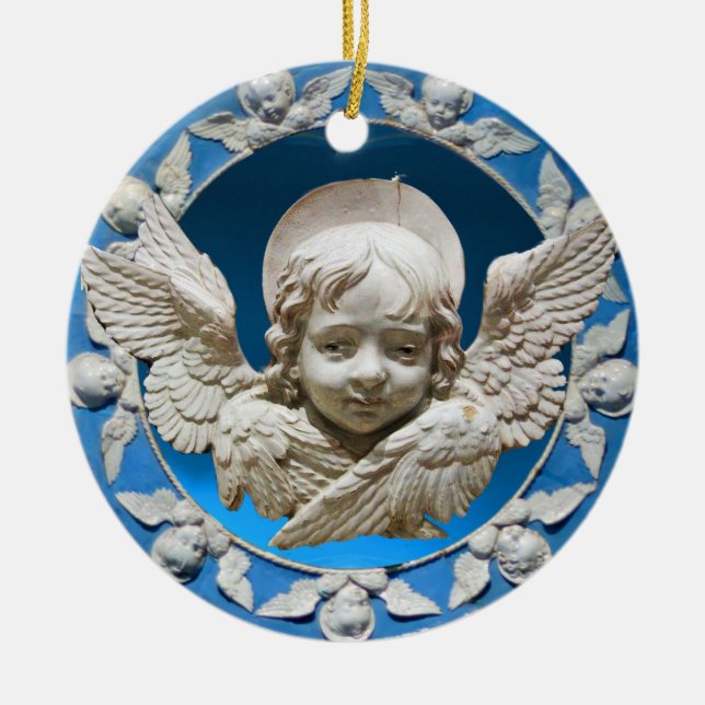FLORENTINE RENAISSANCE ANGEL KERAMIKORNAMENT (Vorne)
