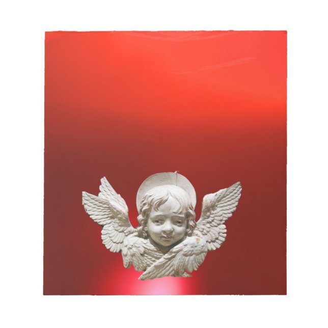 FLORENTINE RENAISSANCE ANGEL, rot Notizblock (Vorderseite)