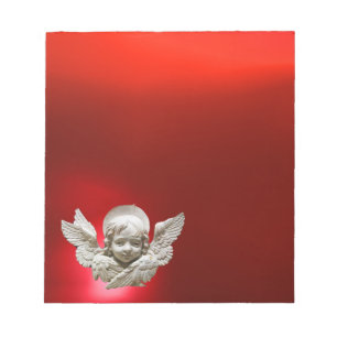 FLORENTINE RENAISSANCE ANGEL, rot Notizblock