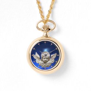 FLORENTINE RENAISSANCE ANGEL, Sapphire Blue Armbanduhr