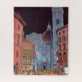 Florentiner Künstler Italien Europa mit Duomo Puzzle