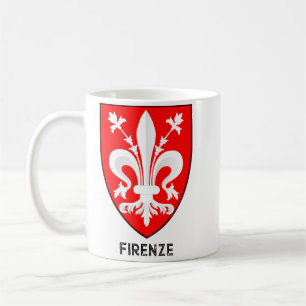Florentiner Lilien-Wappen Feine Kunst Kaffeetasse