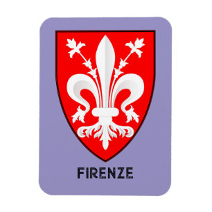 Florentiner Lilien-Wappen Feine Kunst Magnet