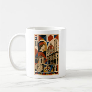 Florentiner Renaissance – Geometrischer Kunstbeche Kaffeetasse