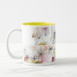 Florentiner Wasserfarbener Tee Zweifarbige Tasse