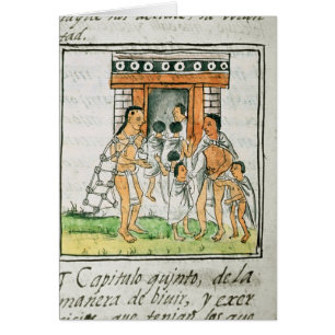 Florentinisches Codex durch Bernardino de Sahagun